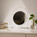 Round Tabletop Vanity Mirror