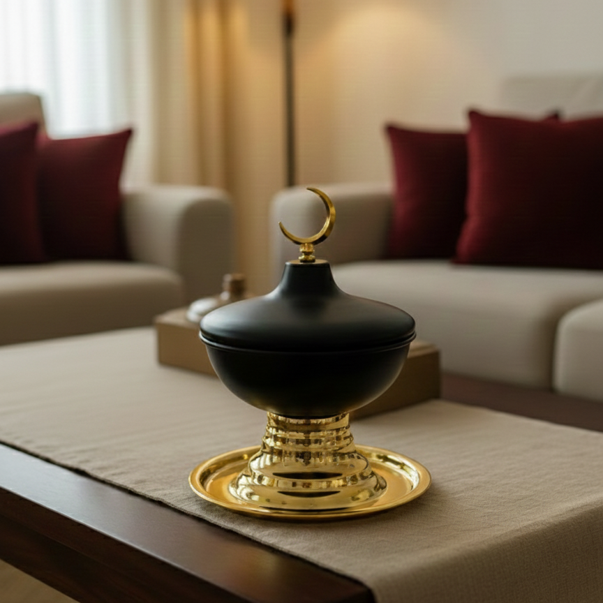 Black & Gold Metal  date server