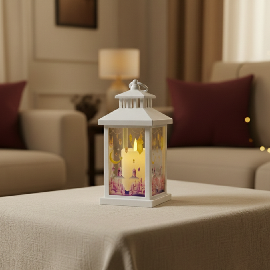 White Plastic Lantern