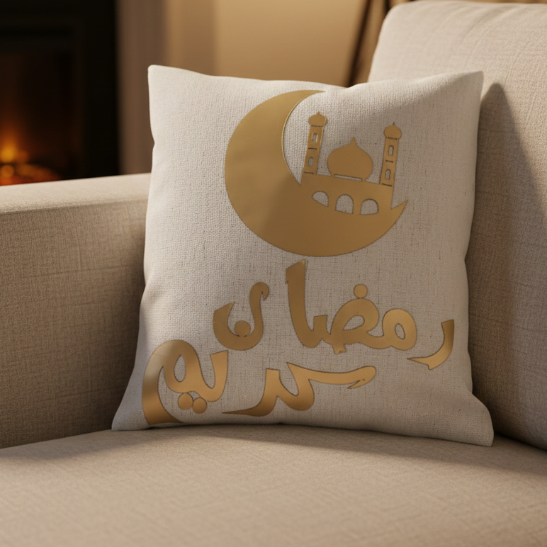 Cushion Cover with -Ramadan Kareem