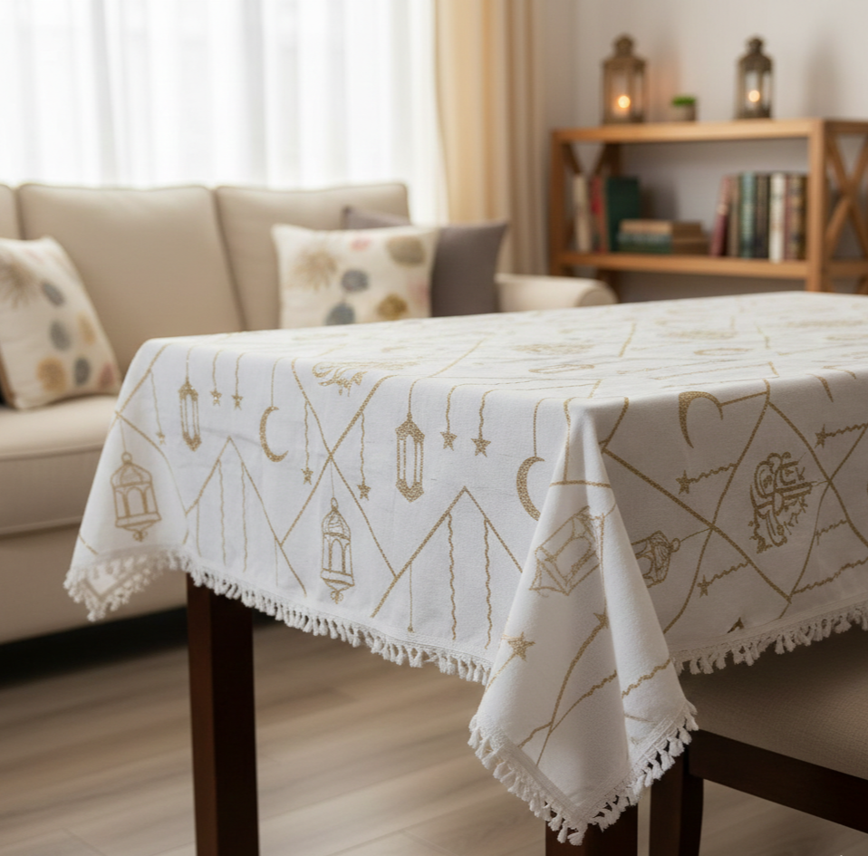 Embroidered Ramadan Table Cover