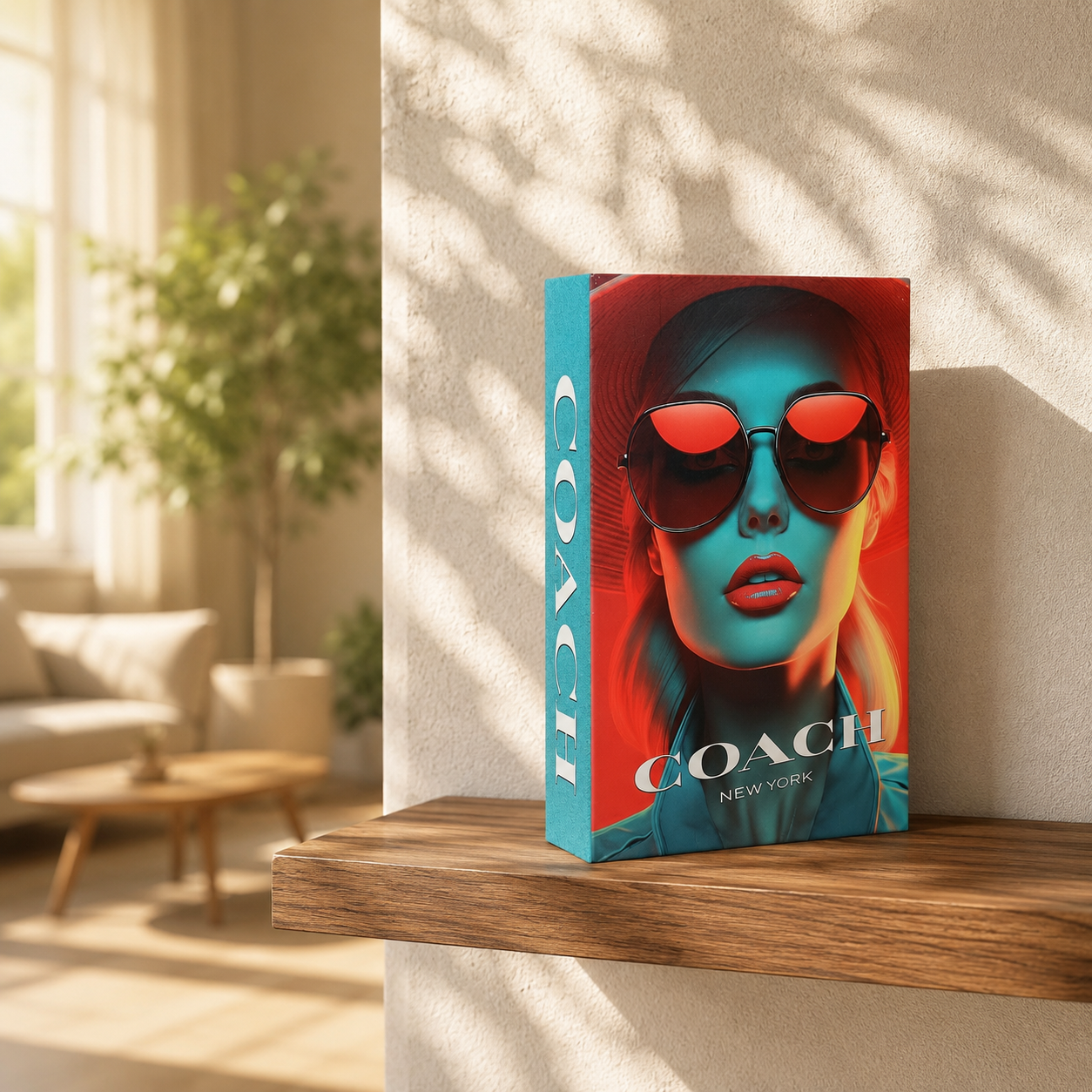 "COACH" Decorative Book Box