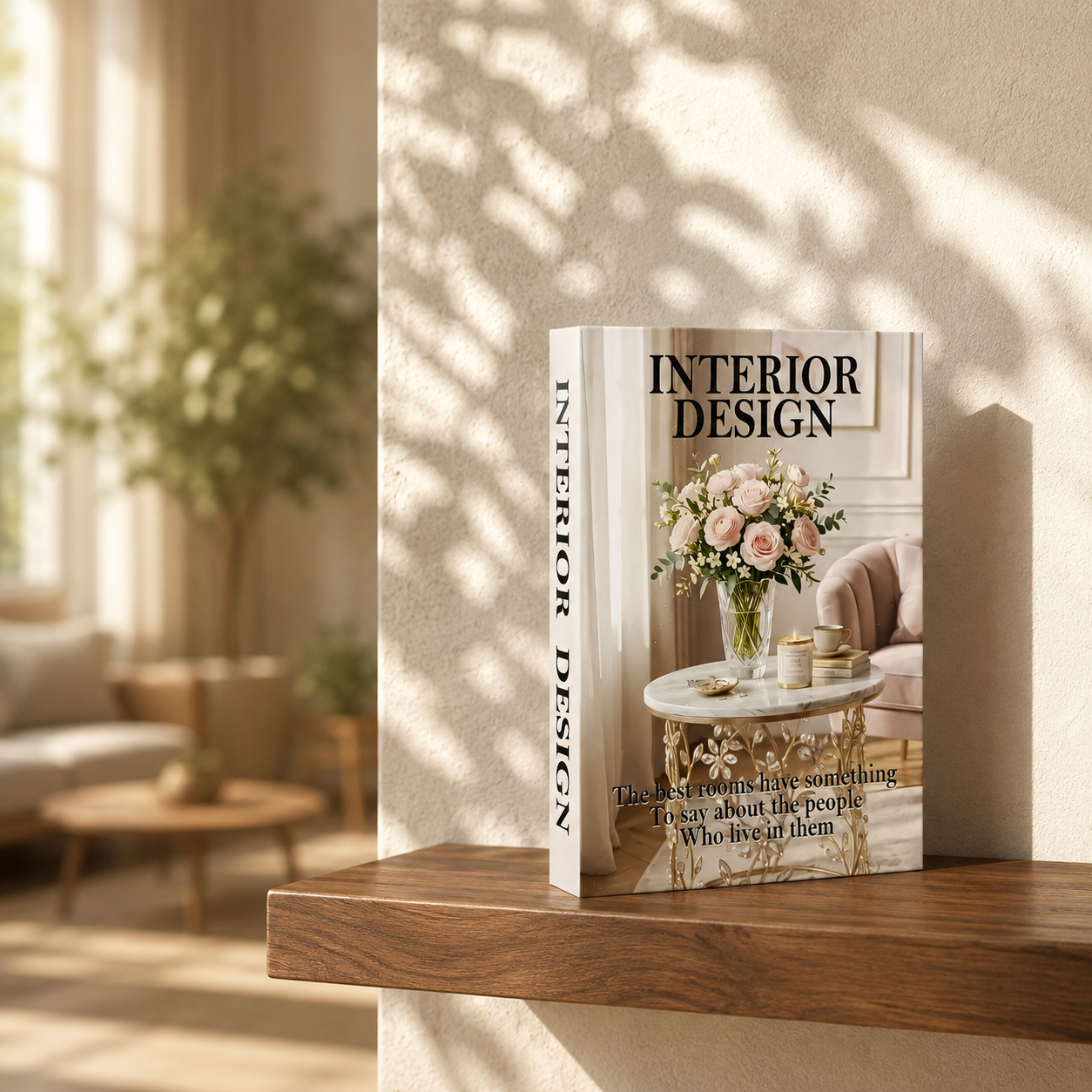 "INTERIOR DESIGN" Decorative Book Box