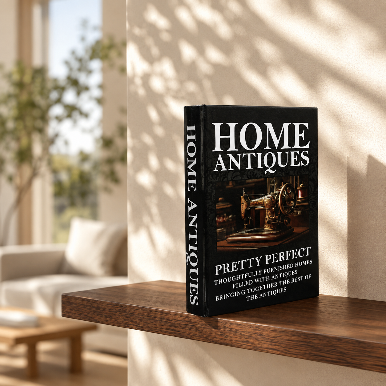 "HOME ANTIQUES" Decorative Book