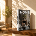 "HOME DESIGN" Decorative Book Box