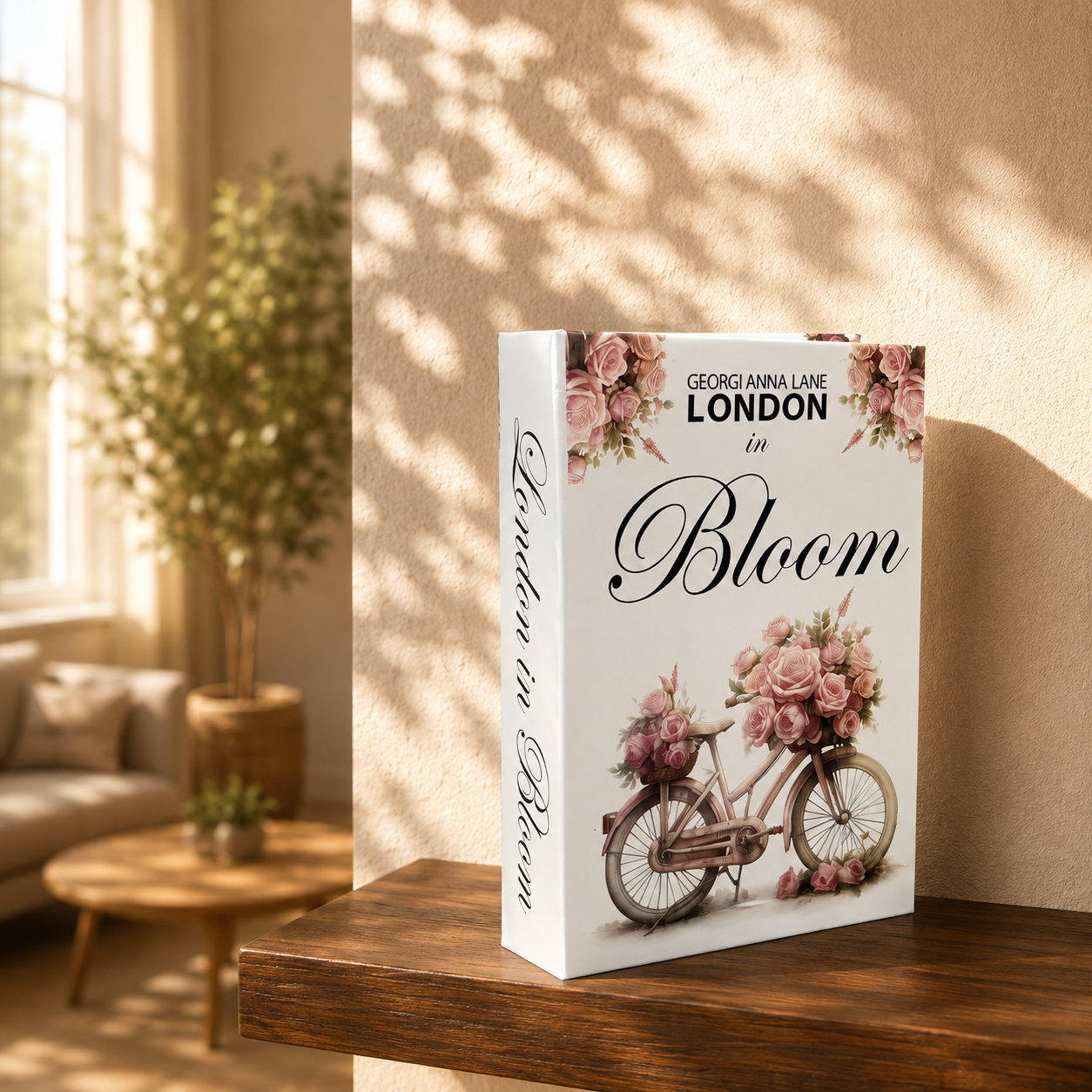 "LONDON IN BLOOM" Decorative Book Box