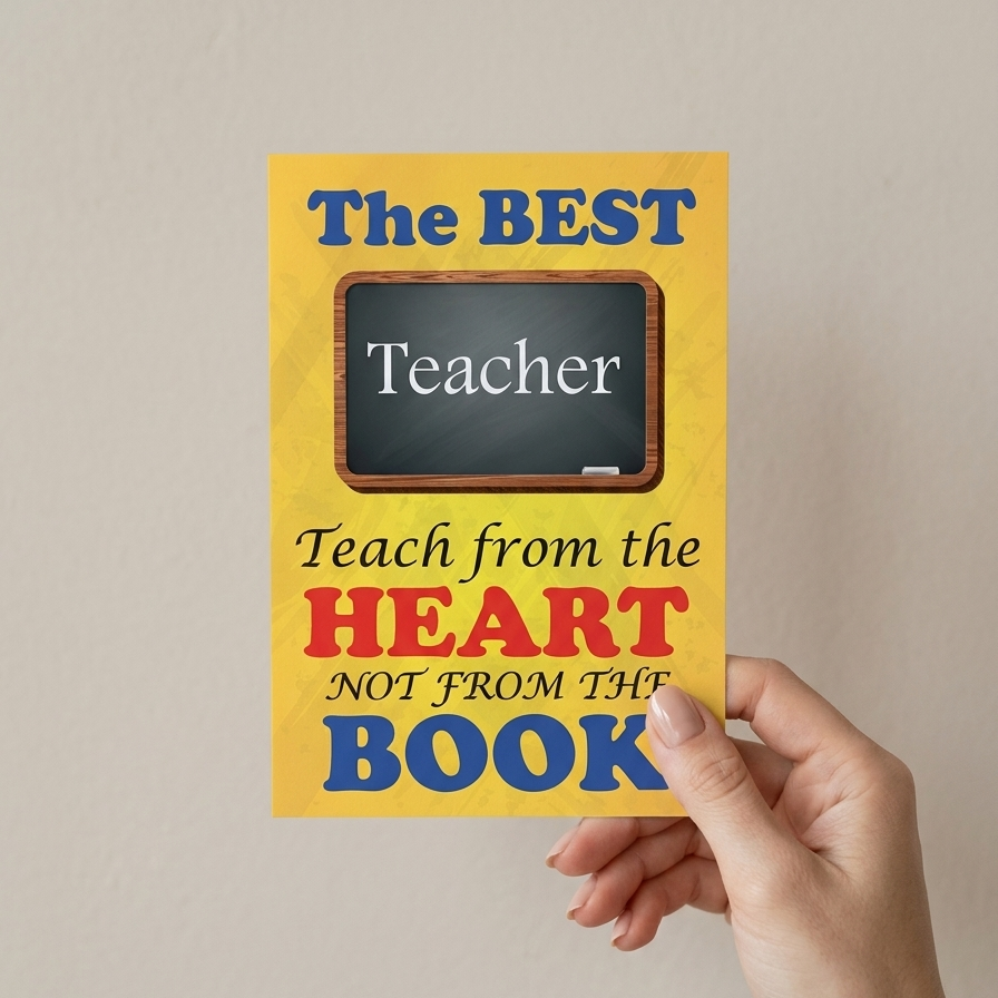 Best Teacher Greeting Card