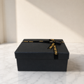 Matte Black Gift Box with Satin Ribbon Edition