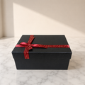 Matte Black Gift Box with Satin Ribbon Edition