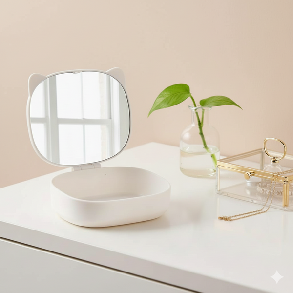 Kitty Mirror With Organizer