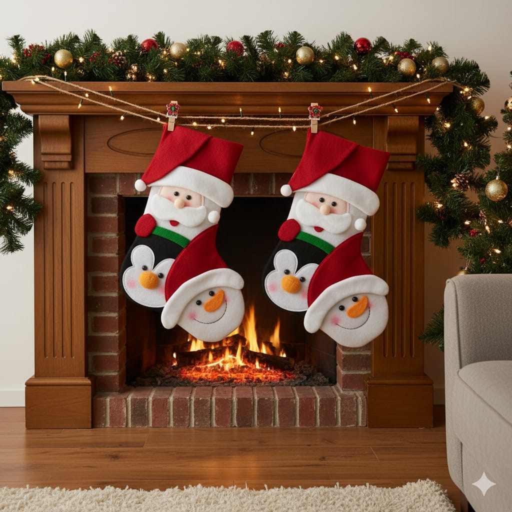 Single Christmas stocking