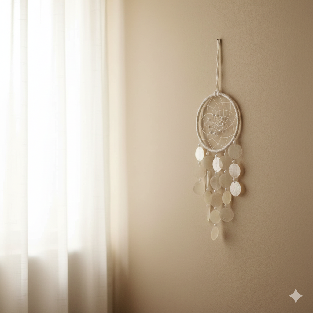 Capiz Dream Catcher Wall Hanging Decor