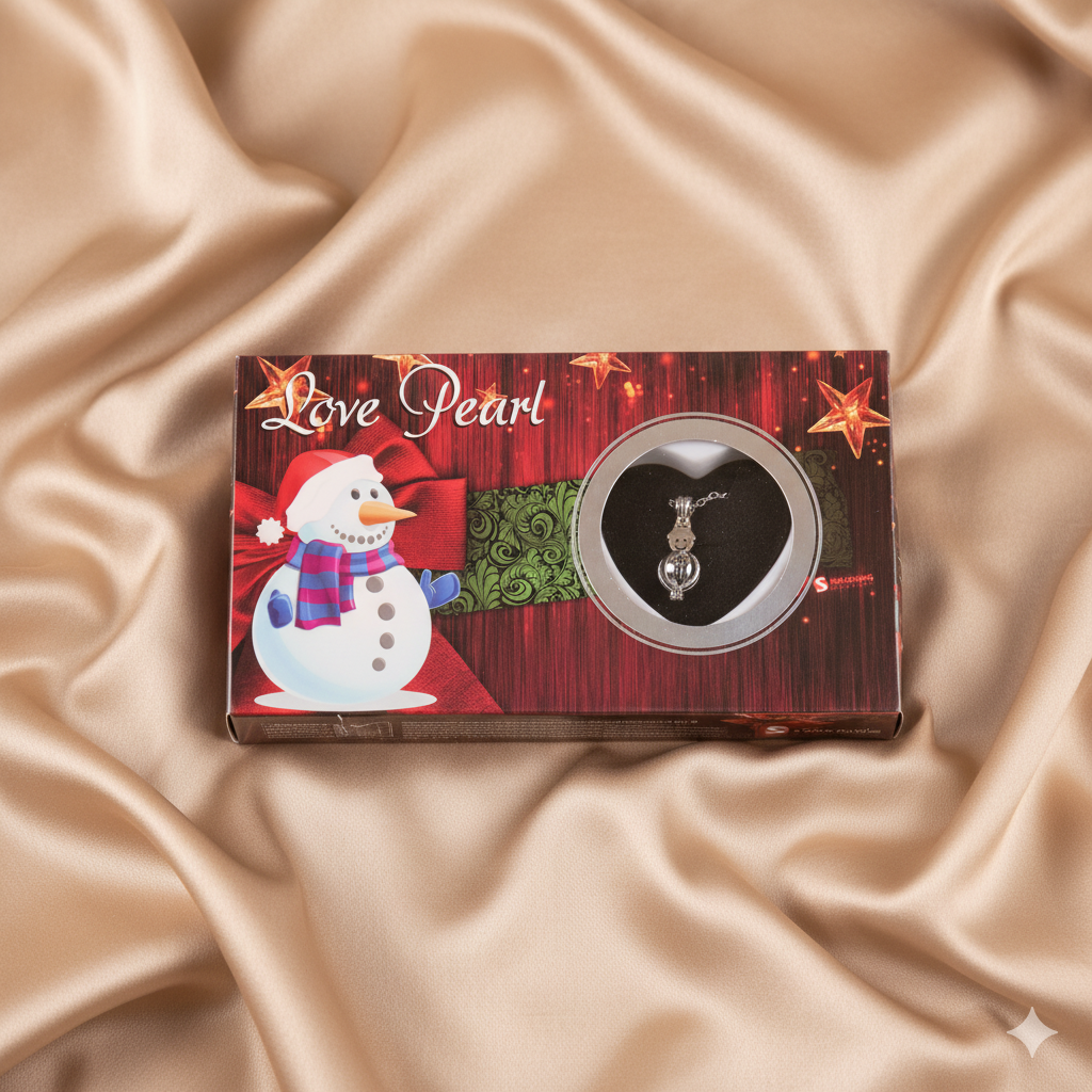 Love pearl snowman jewelry