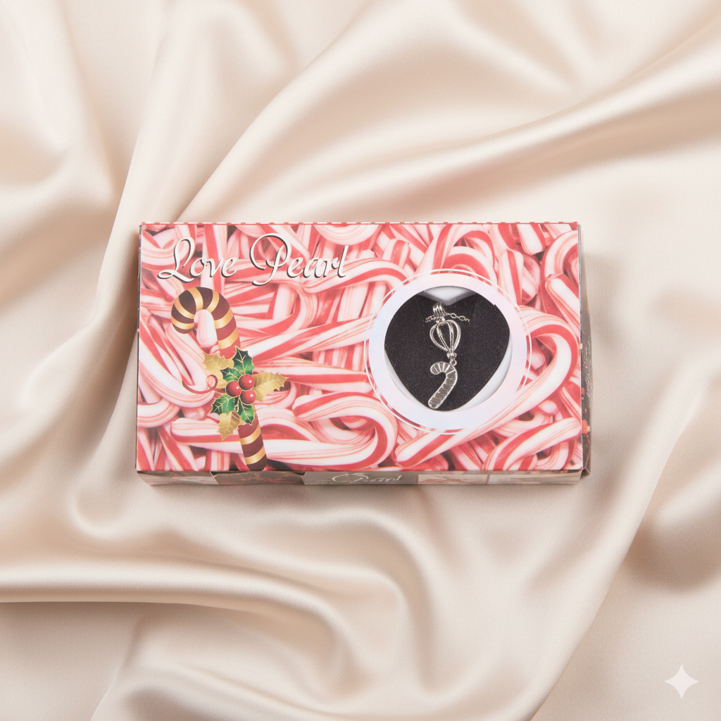 Love pearl candy cane jewelry