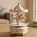 White Musical Carousel