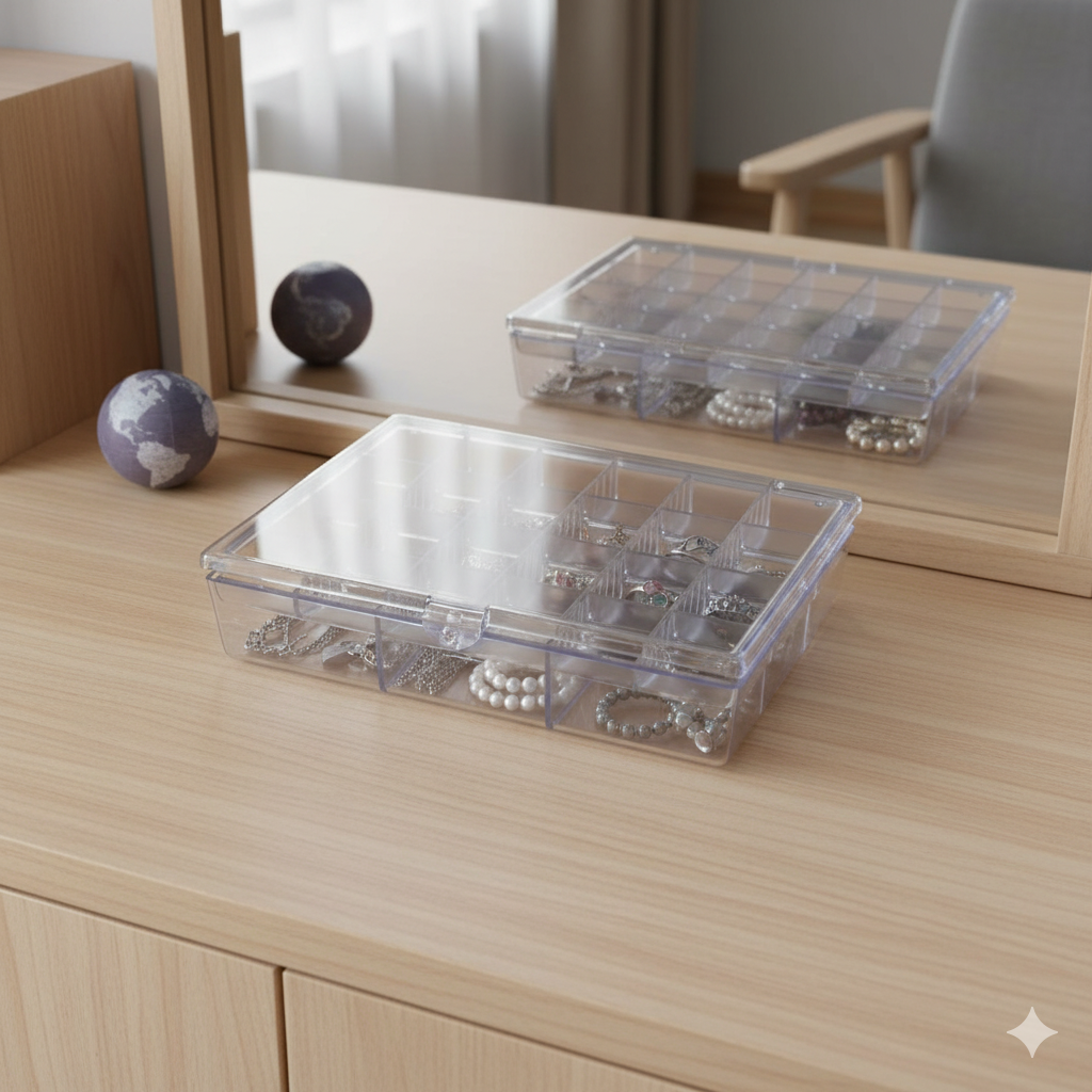 Multilayer Portable jewelry Storage  box