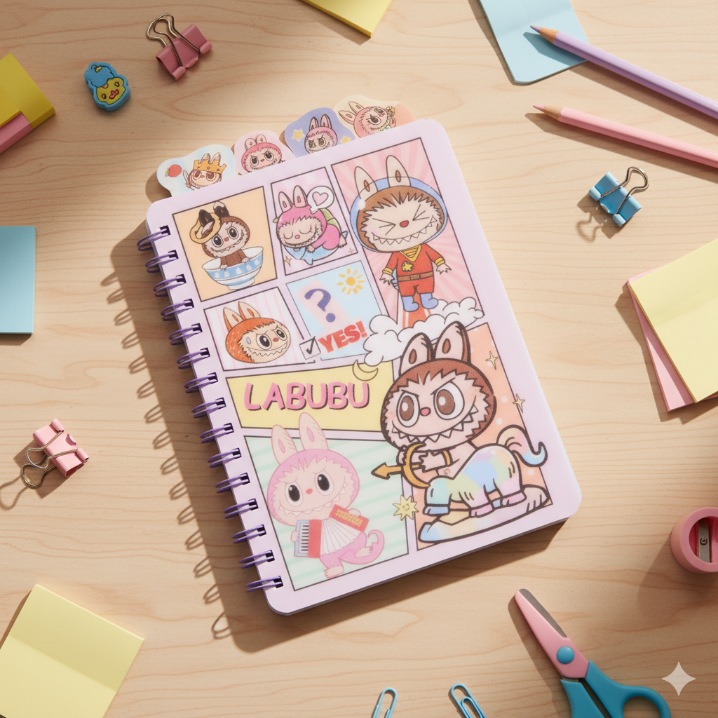 Divided LABUBU NoteBook