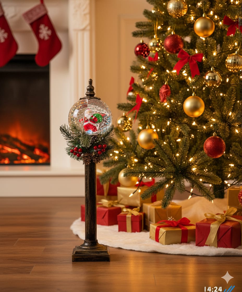 Santa Globe Lamp – Christmas Edition