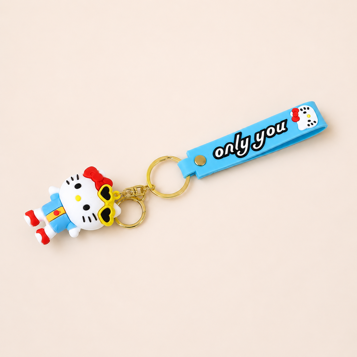 Kitty Silicone Keychain