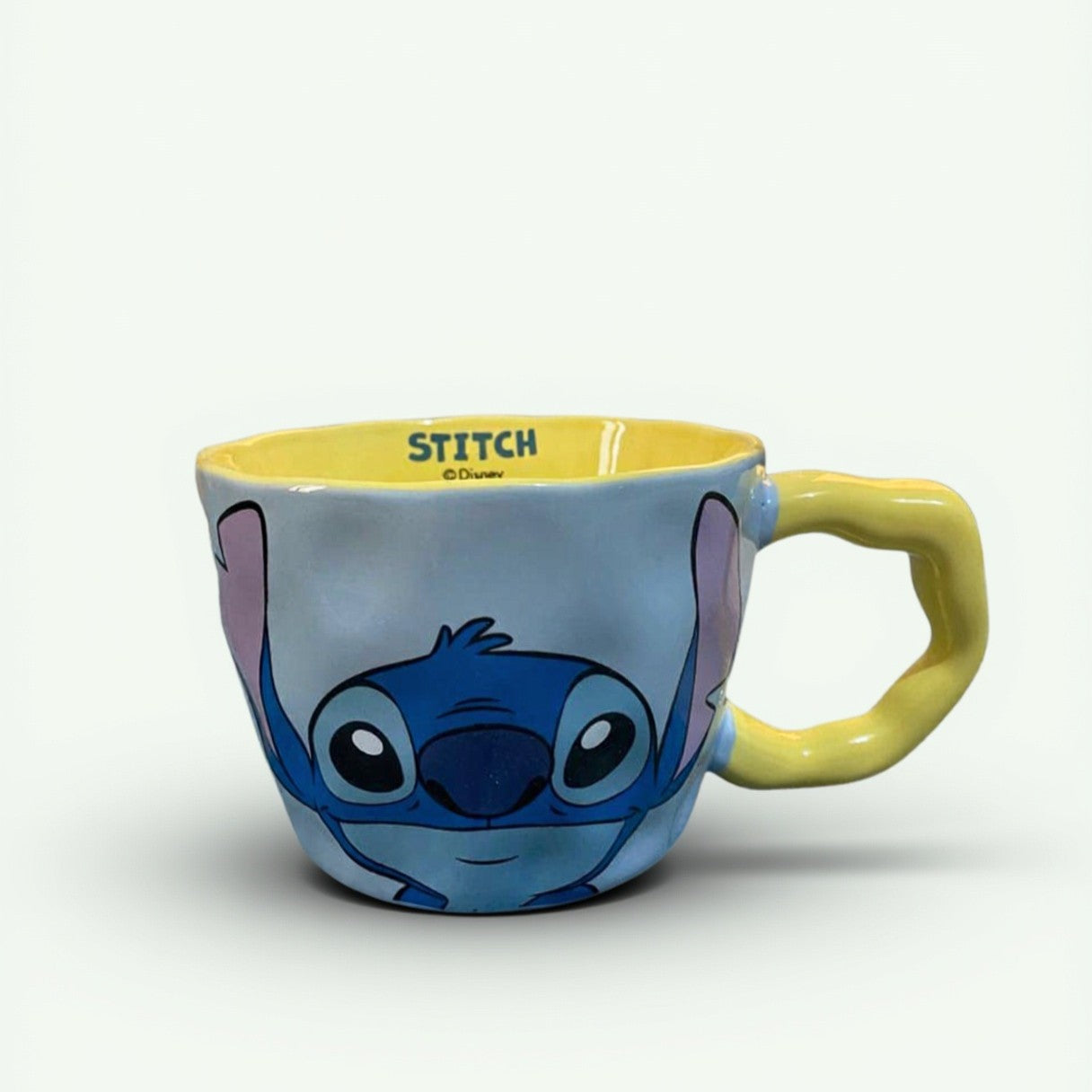 Two-Tone Stitch Ceramic Mug