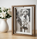 Rotatable Double-Sided Photo Frame