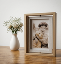 Rotatable Double-Sided Photo Frame