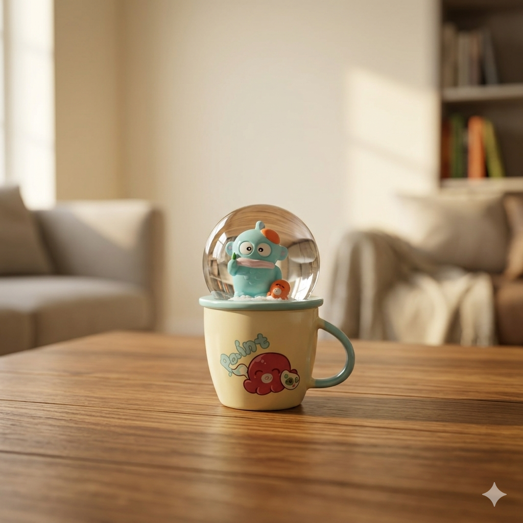 Hangyodon Water Globe Ceramic Mug