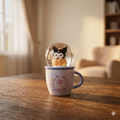 Kuromi Pumpkin Water Globe Ceramic Mug