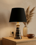 Golden & Black Lamp