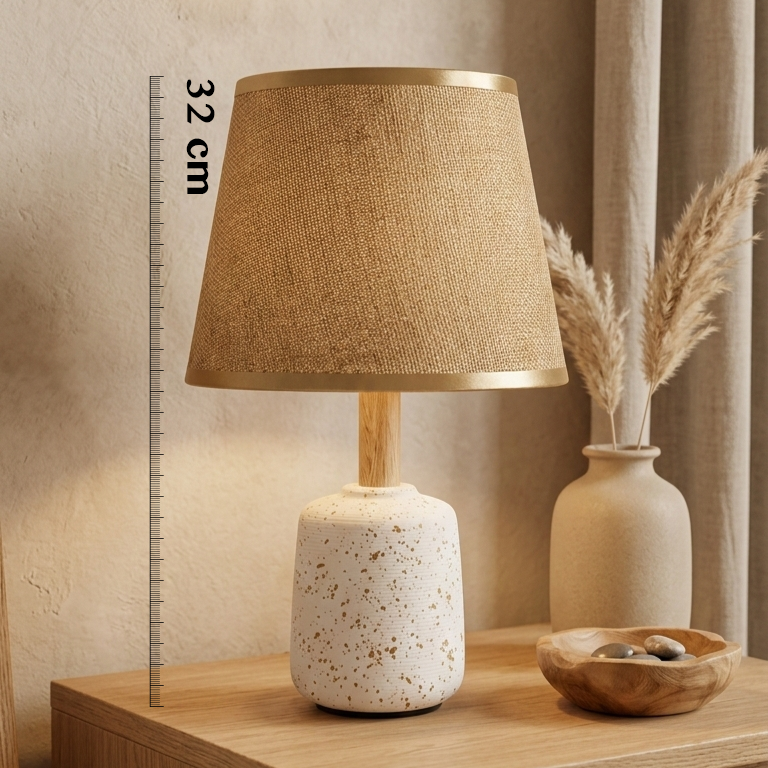 Gold Dotted Design Lamp