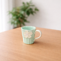 Floral Relief Ceramic Mug