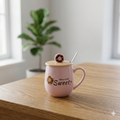 Donut Mug with Ceramic Lid