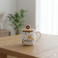 Donut Mug with Ceramic Lid