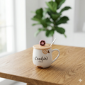 Donut Mug with Ceramic Lid