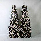 Flower print black gift box (LG1002)
